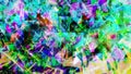 Psychedelic Rotating Shattered Rainbow Spiral Tunnel - Abstract Background Texture