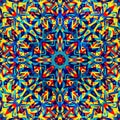 Psychedelic seamless pattern