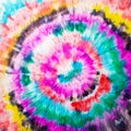 Psychedelic Swirl. Rainbow Tie Dye. Shibori