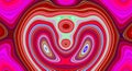 Psychedelic symmetry abstract pattern and hypnotic background, backdrop creative