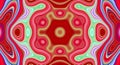 Psychedelic symmetry abstract pattern and hypnotic background, bright ornament