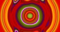 Psychedelic symmetry abstract pattern and hypnotic background, color crazy