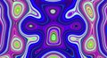 Psychedelic symmetry abstract pattern and hypnotic background, wallpaper