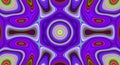 Psychedelic symmetry abstract pattern and hypnotic background, wallpaper artistic