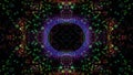 Psychedelic tribal kaleidoscope texture design,