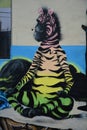 Psychedelic Zebra in Portland, Oregon