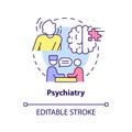 Psychiatry concept icon