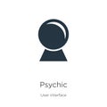 Psychic icon vector. Trendy flat psychic icon from user interface collection isolated on white background. Vector illustration can