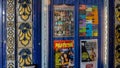 Psycho, Pulp Fiction and other posters on the window of Castro Theater