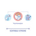 Psychoanalysis concept icon