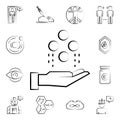 Psychokinesis icon. Mad science icons universal set for web and mobile Royalty Free Stock Photo