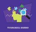 Psychological disorder illustration