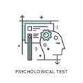 Psychological Test, Thinking, Knowledge, Mind Mapping, Think Outside the box Concept