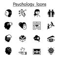 Psychology icons set vector illustration graphic design