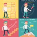 Psychology terms illustrations for personal growth