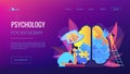 Psychotherapy and psychology landing page.