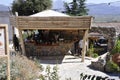 Psychro, august 29th: Cave of Zeus Way Tavern in Crete island of Greece Royalty Free Stock Photo