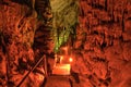 Psychro Cave. Crete, Greece. Royalty Free Stock Photo