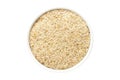 Psyllium husk from above Royalty Free Stock Photo