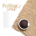 Psyllium seeds Royalty Free Stock Photo
