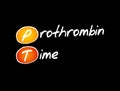 PT - Prothrombin Time acronym, medical concept