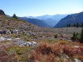 Ptarmigan Ridge in fall Royalty Free Stock Photo