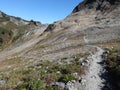 Ptarmigan Ridge Trail in fall Royalty Free Stock Photo