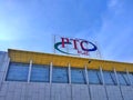 PTC Palembang Trade Center Mall sign