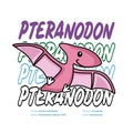 Pteranodon Cute Kids Shirt Design