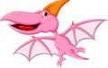 Pterodactyl cartoon isolated Royalty Free Stock Photo