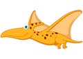 Pterodactyl dinosaur cartoon