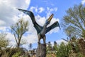 Pterodactyl Dinosaur model in the beautiful West Midland Safari