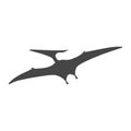 Pterodactyl icon, Vector drawing, Pteranodon bird