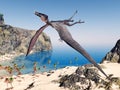Pterosaur Dorygnathus Royalty Free Stock Photo