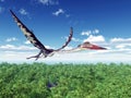 Pterosaur Quetzalcoatlus Royalty Free Stock Photo