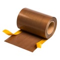 PTFE coated glass fabric with self adhesive layer Royalty Free Stock Photo