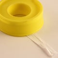 PTFE thread sealing tape for plumbing mounting Royalty Free Stock Photo