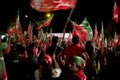 A crowd gathering of PTI in Islamabad Pakistan