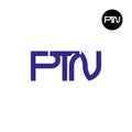 PTN Logo Letter Monogram Design Royalty Free Stock Photo