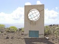 Ptolemy zero point - Zero Meridian, The end of the world, El Hierro, Canary Islands, Spain