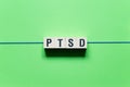 PTSD - post traumatic stress disorder word concept