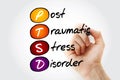 PTSD - Posttraumatic Stress Disorder, acronym