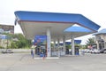 Ptt Nawamin road petroleum station Royalty Free Stock Photo