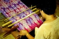 Pua kumbu weaving Royalty Free Stock Photo