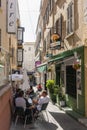 Pub in alley with outside seating Gibraltar