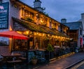 Pub at night Royalty Free Stock Photo