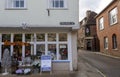 Pub and shop in old part of Winchester, Hampshire, UK Royalty Free Stock Photo