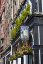 Pub sign Deacon Brodies Tavern Royal mile Edinburgh Royalty Free Stock Photo