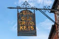 Pub sign for The Old Cross Keys