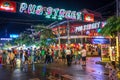 Pub Street, Siem Reap, Cambodia Royalty Free Stock Photo